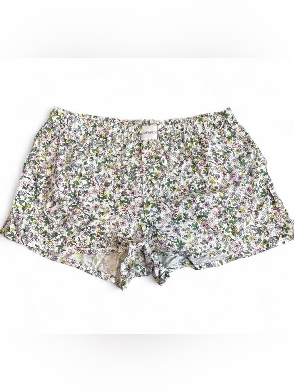 Joyspun Wildflower Woven Pajama Boxer Shorts L